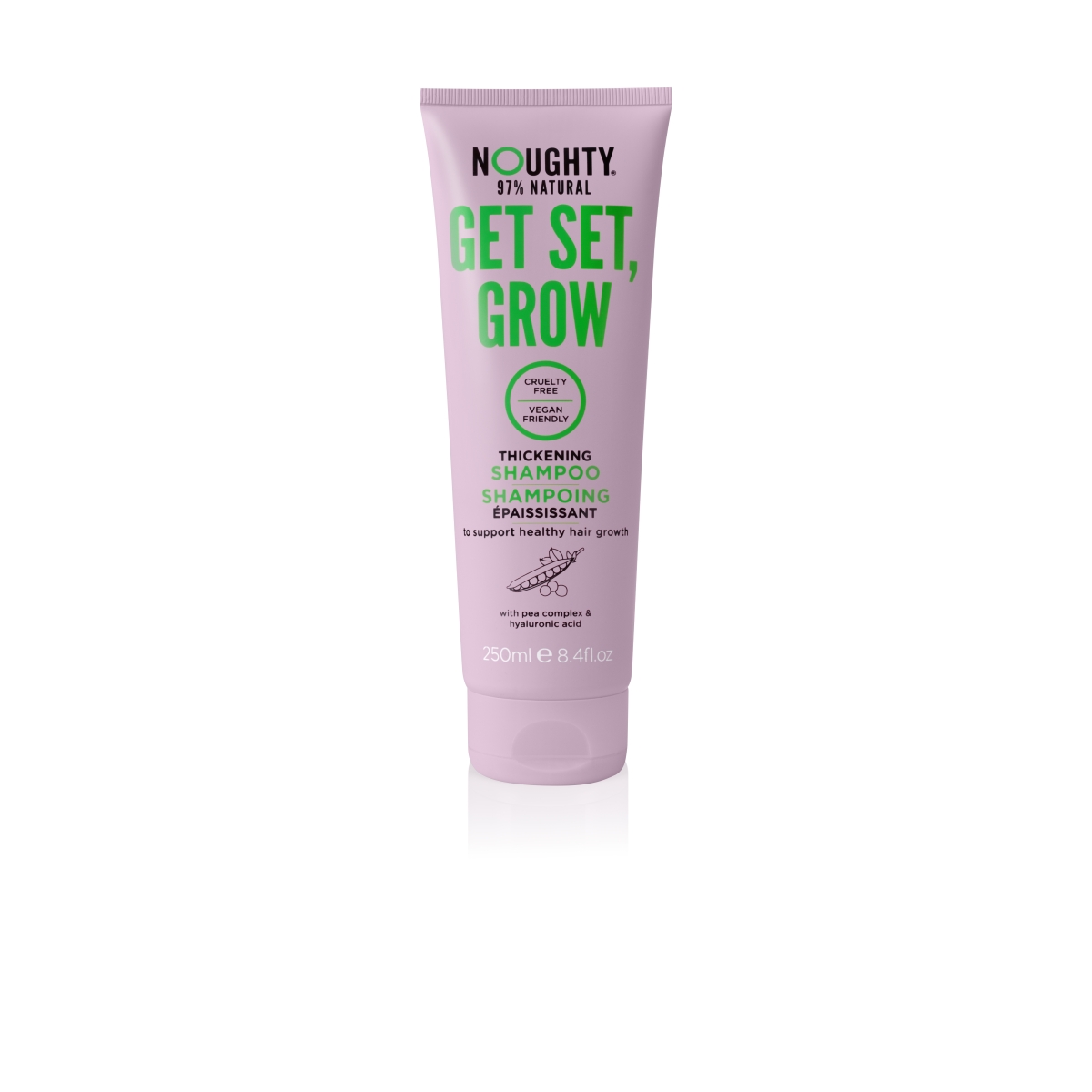 Noughty Get Set Grow plaukų augimą skatinantis šampūnas, 250ml - 