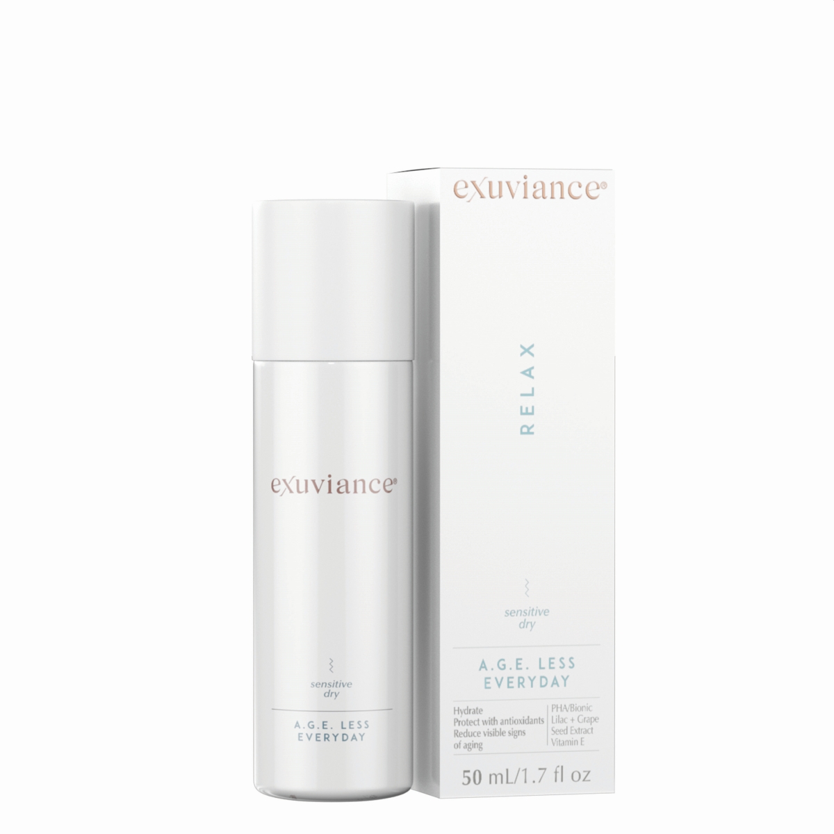 EXUVIANCE drėkinamasis kremas jautriai-sausai odai RELAX, 50ml - 