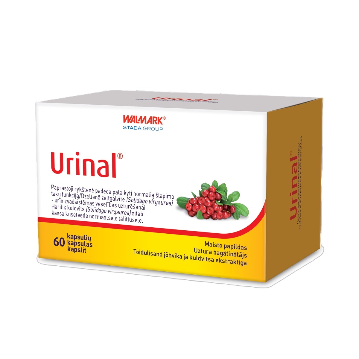 Urinal 60 kapsulių - 