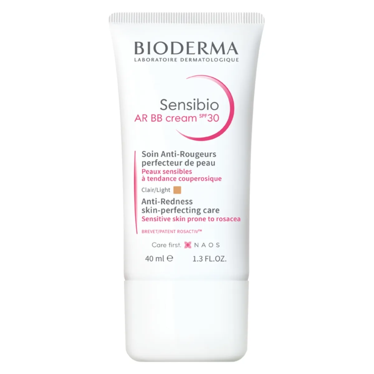 BIODERMA raustančios veido odos kremas SENSIBIO AR BB SPF30, 40ml - 