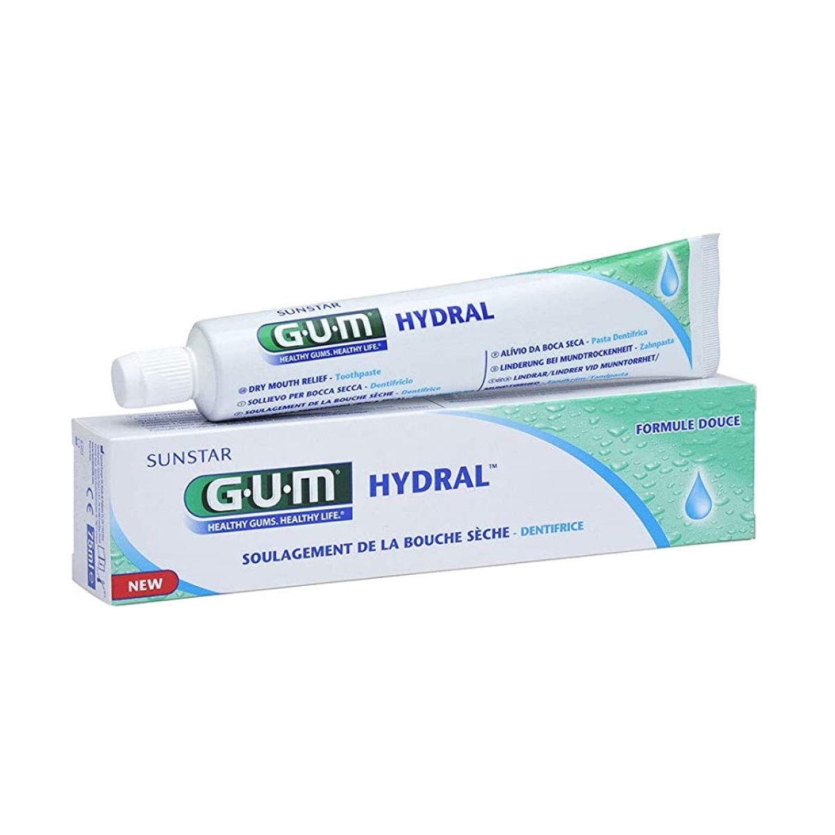 G.U.M. dantų pasta burnos sausėjimui HYDRAL, 75ml - 