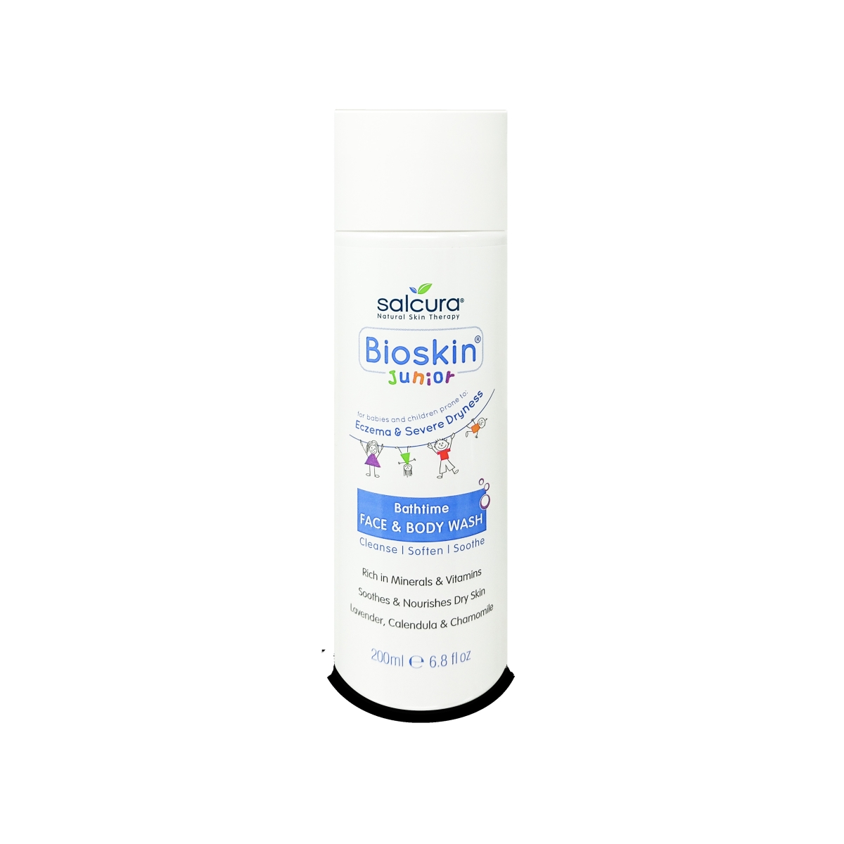 SALCURA veido ir kūno prausiklis JUNIOR, 200ml - 