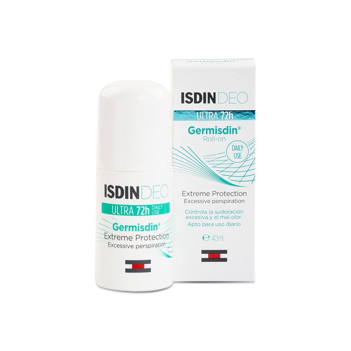 ISDIN DEO antiperspirantas nuo gausaus prakaitavimo ULTRA 72H, 40ml - 