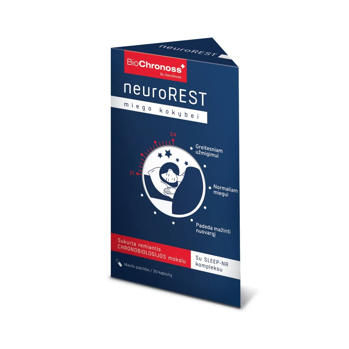 Biochronoss neuroREST kapsulės N30 - 