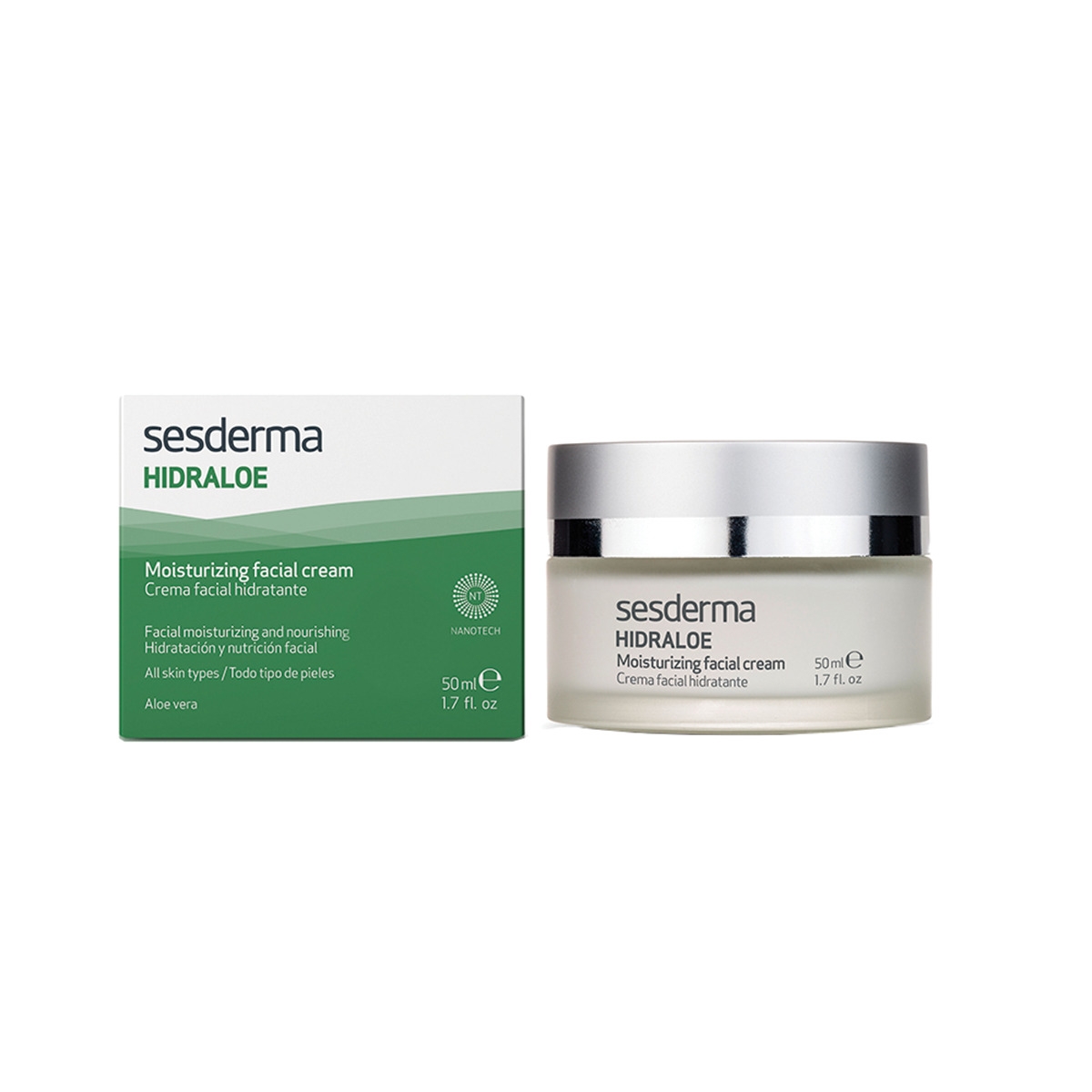 SESDERMA drėkinamasis kremas HIDRALOE, 50ml - 