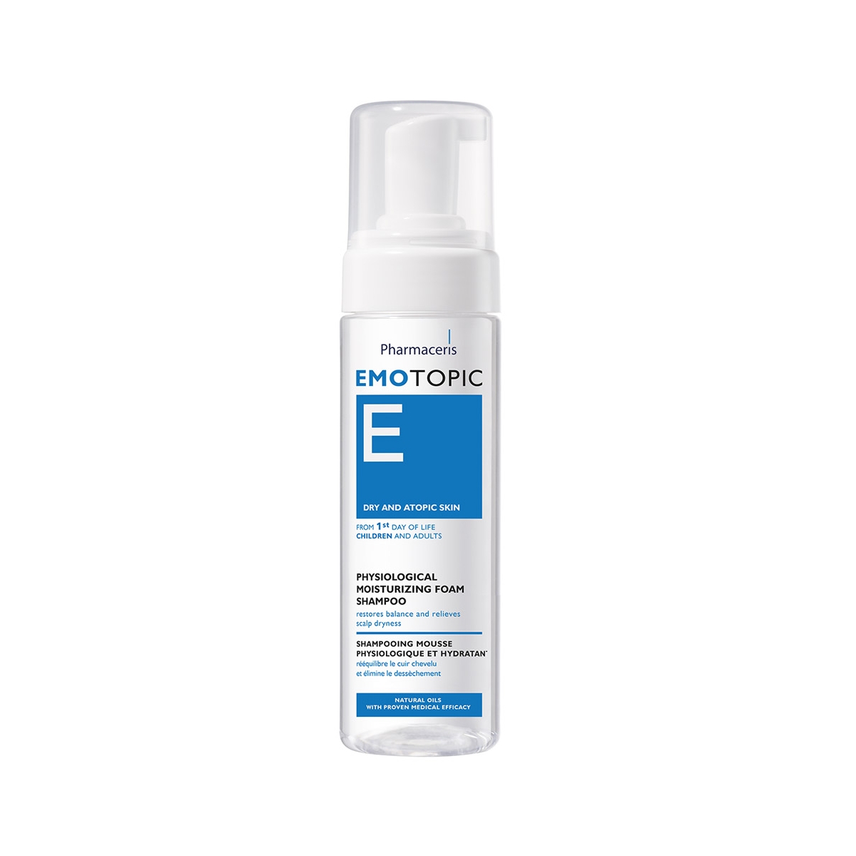 PHARMACERIS E šampūnas/putos  EMOTOPIC, 200ml - 