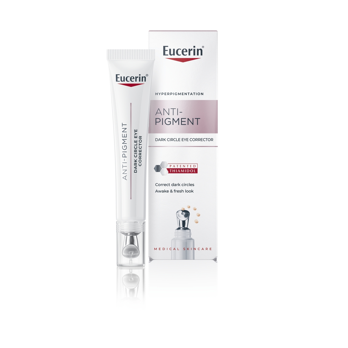 Eucerin Anti-Pigment tamsius ratilus šviesinantis akių srities kremas - 