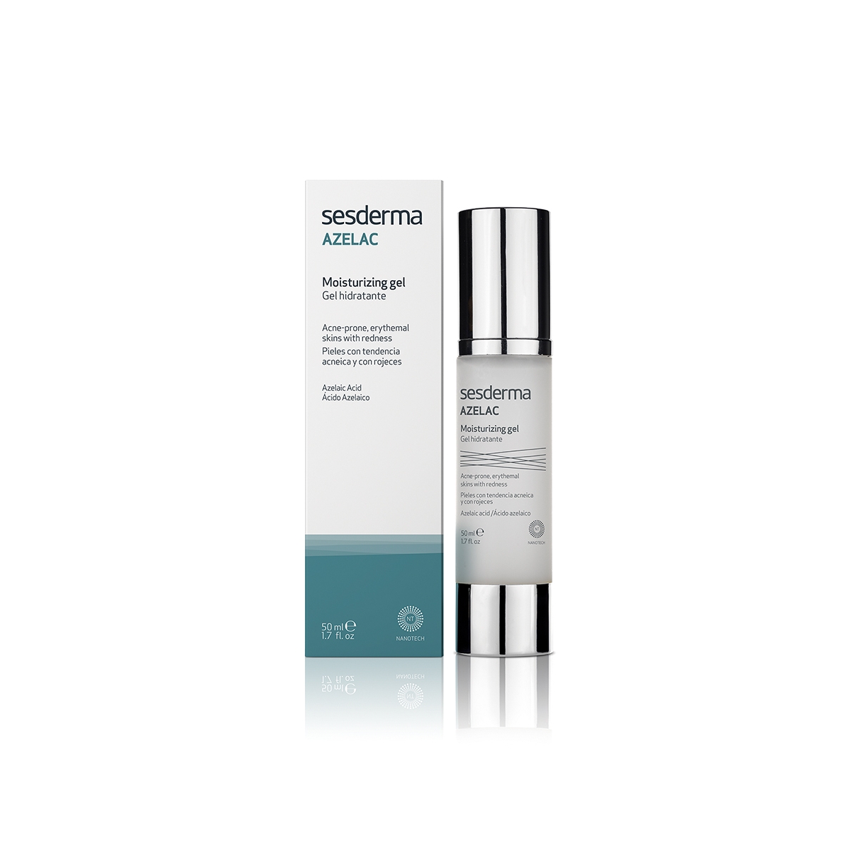 SESDERMA drėkinamasis gelis AZELAC, 50ml - 