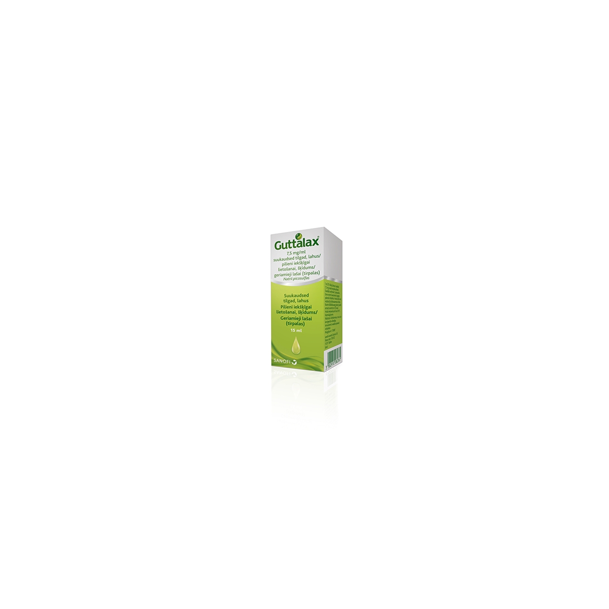 Guttalax 7,5mg/ml lašai 15ml N1 - 