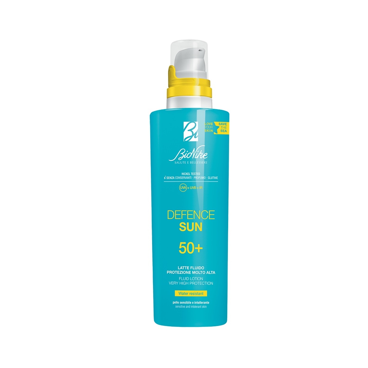 BIONIKE itin aukštos apsaugos fluidinis losjonas DEFENCE SUN SPF 50+ - 