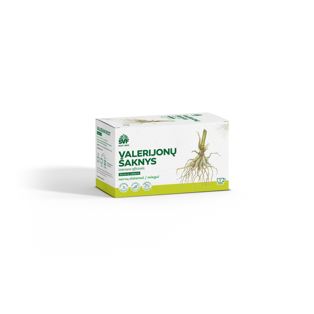 ŠVF žolelių arbata VALERIJONŲ ŠAKNYS, 2g x N24 - 