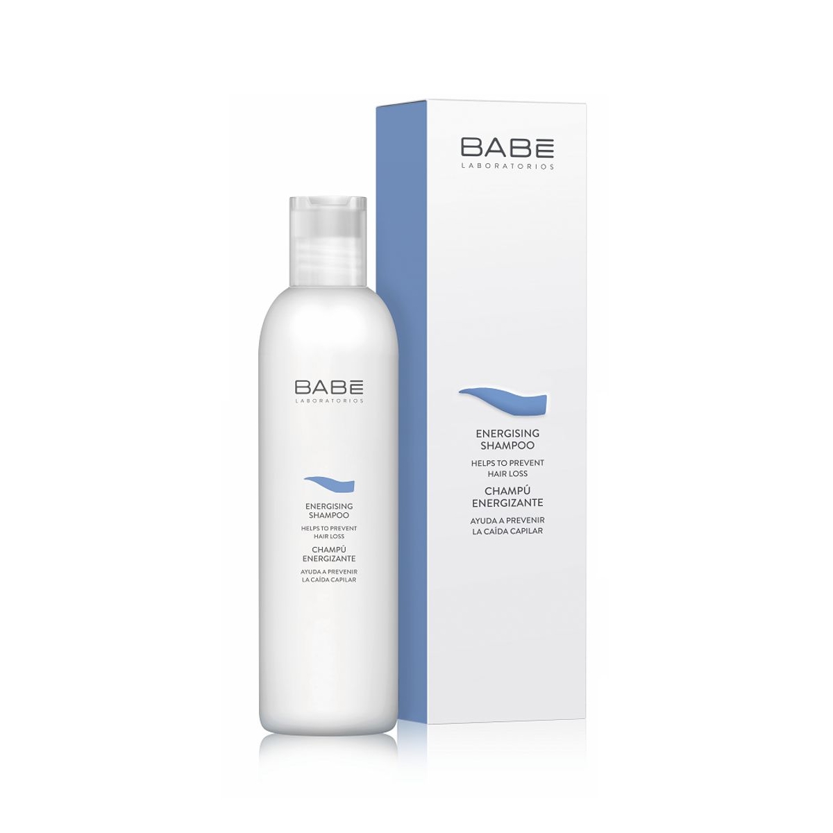 BABE šampūnas linkusiems slinkti plaukams HAIR ENERGISING, 250ml - 
