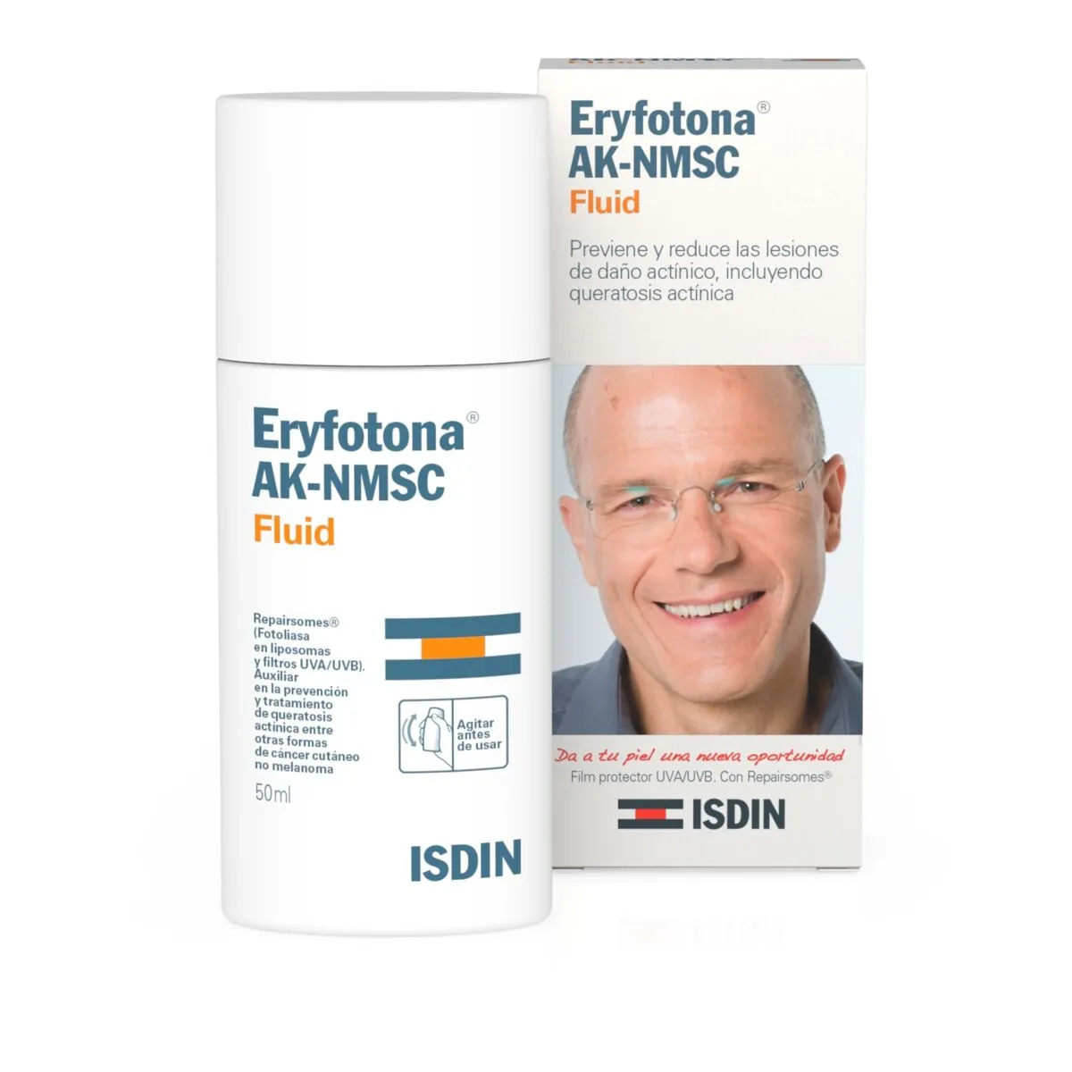 ISDIN apsauginis fluidas nuo saulės ERYFOTONA AK-NMSC SPF100+, 50ml - 