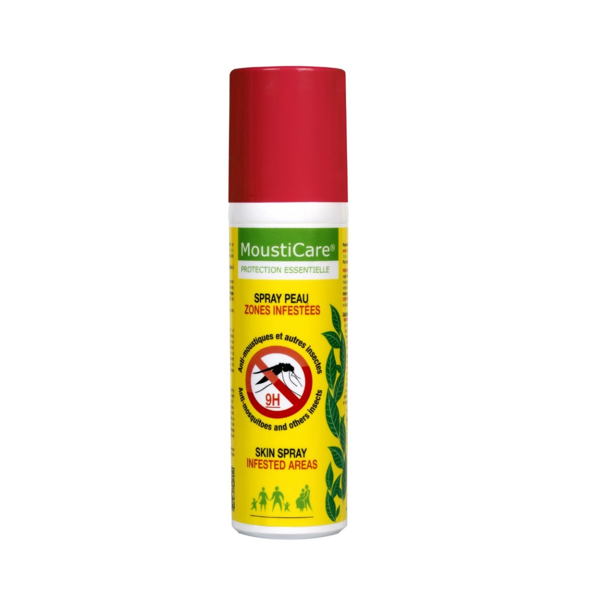 MOUSTICARE INFESTED AREAS, odos purškalas nuo uodų, erkių, 75 ml - 