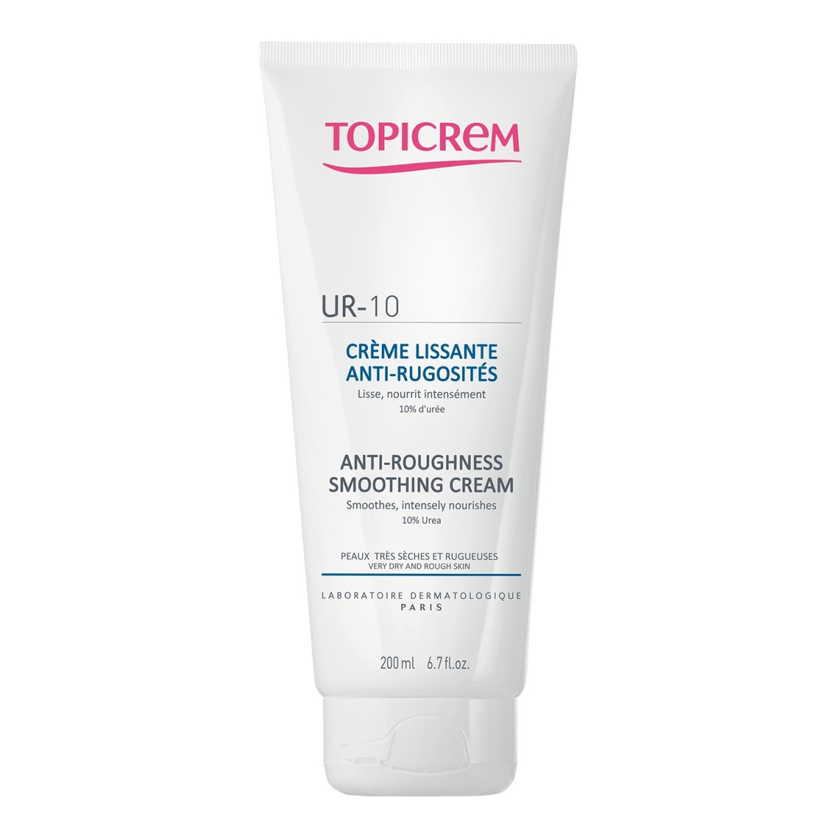 TOPICREM kremas su šlapalu išsausėjusiai odai UR-10, 200ml - 