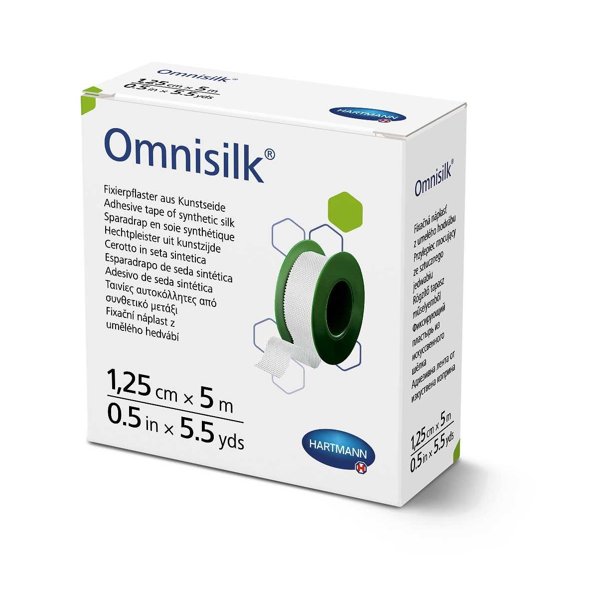 HARTMANN pleistras OMNISILK, 1.25cm x 5m, N1 - 