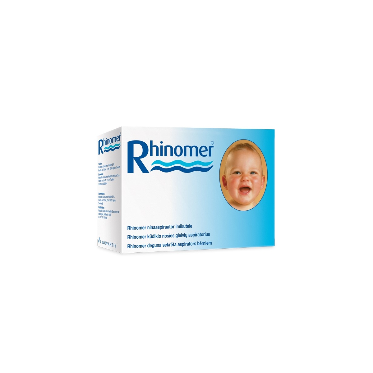 RHINOMER, aspiratorius kūdikio nosies gleivėms surinkti, N1 - 
