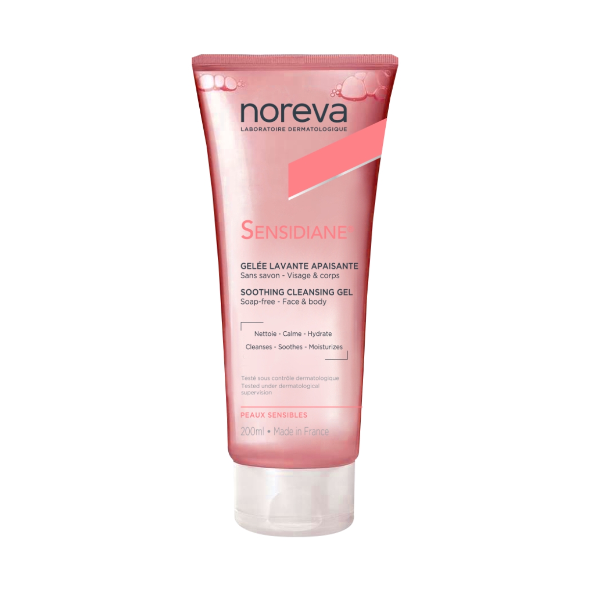 NOREVA raminamasis prausiamasis gelis SENSIDIANE, 200ml - 