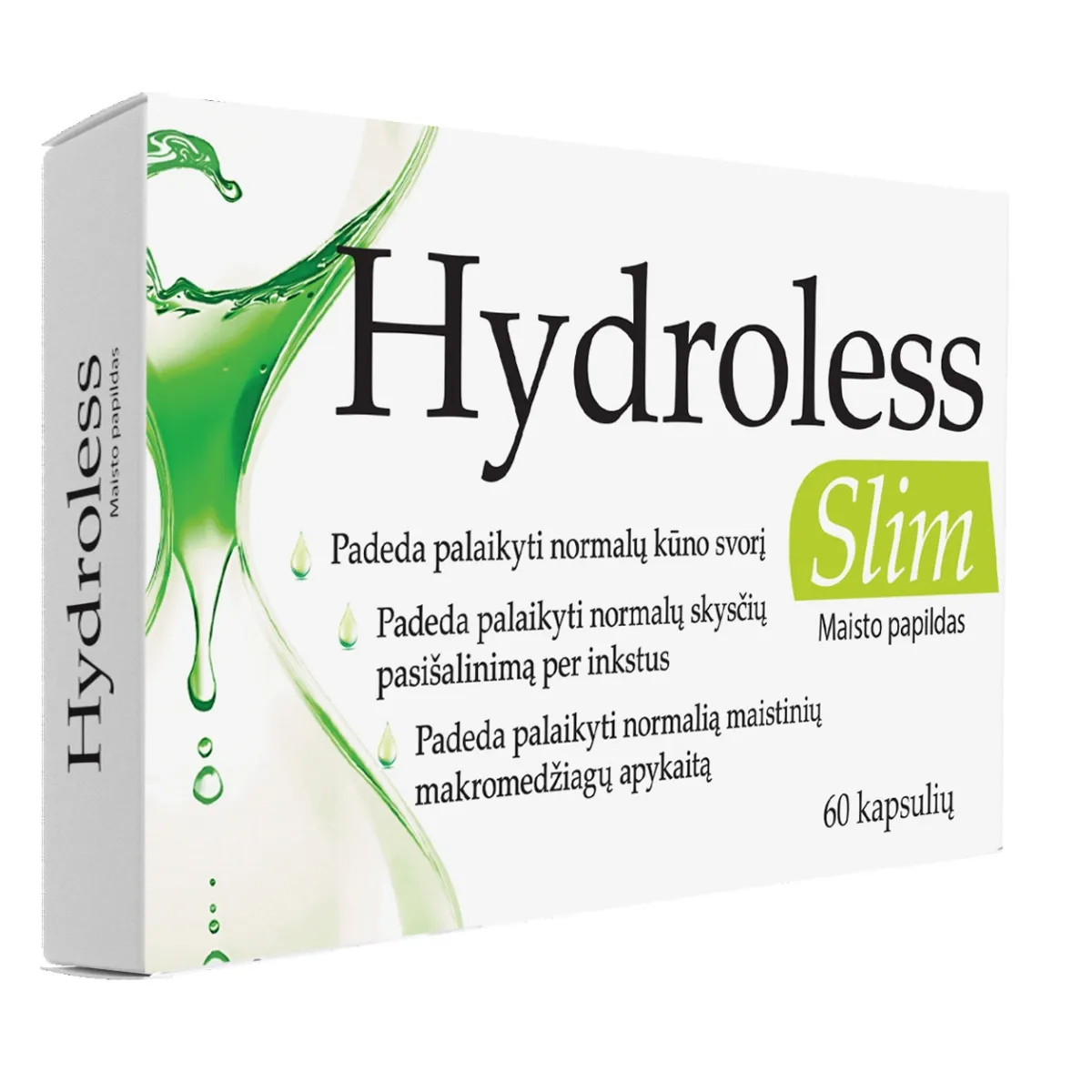 HYDROLESS SLIM kapsulės, N60 - 