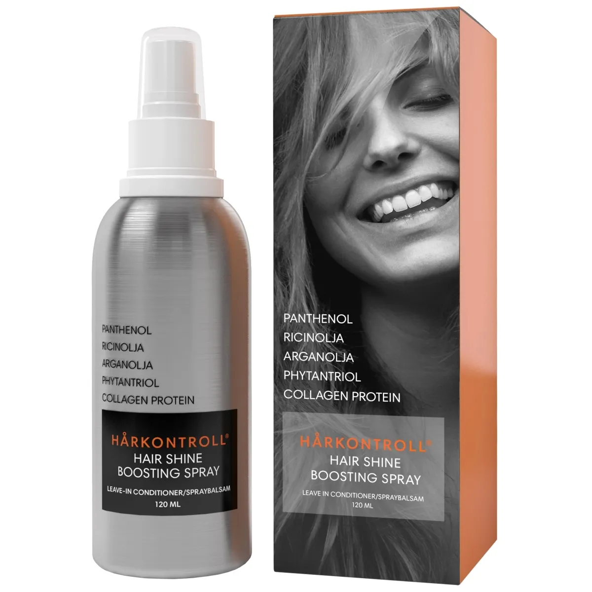 HÅRKONTROLL Blizgesio Plaukams Suteikianti Priemonė, 120ml - 