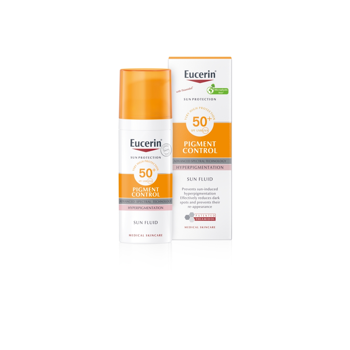EUCERIN fluidas nuo saulės ir hiperpigmentacijos SPF 50+, 50ml - 