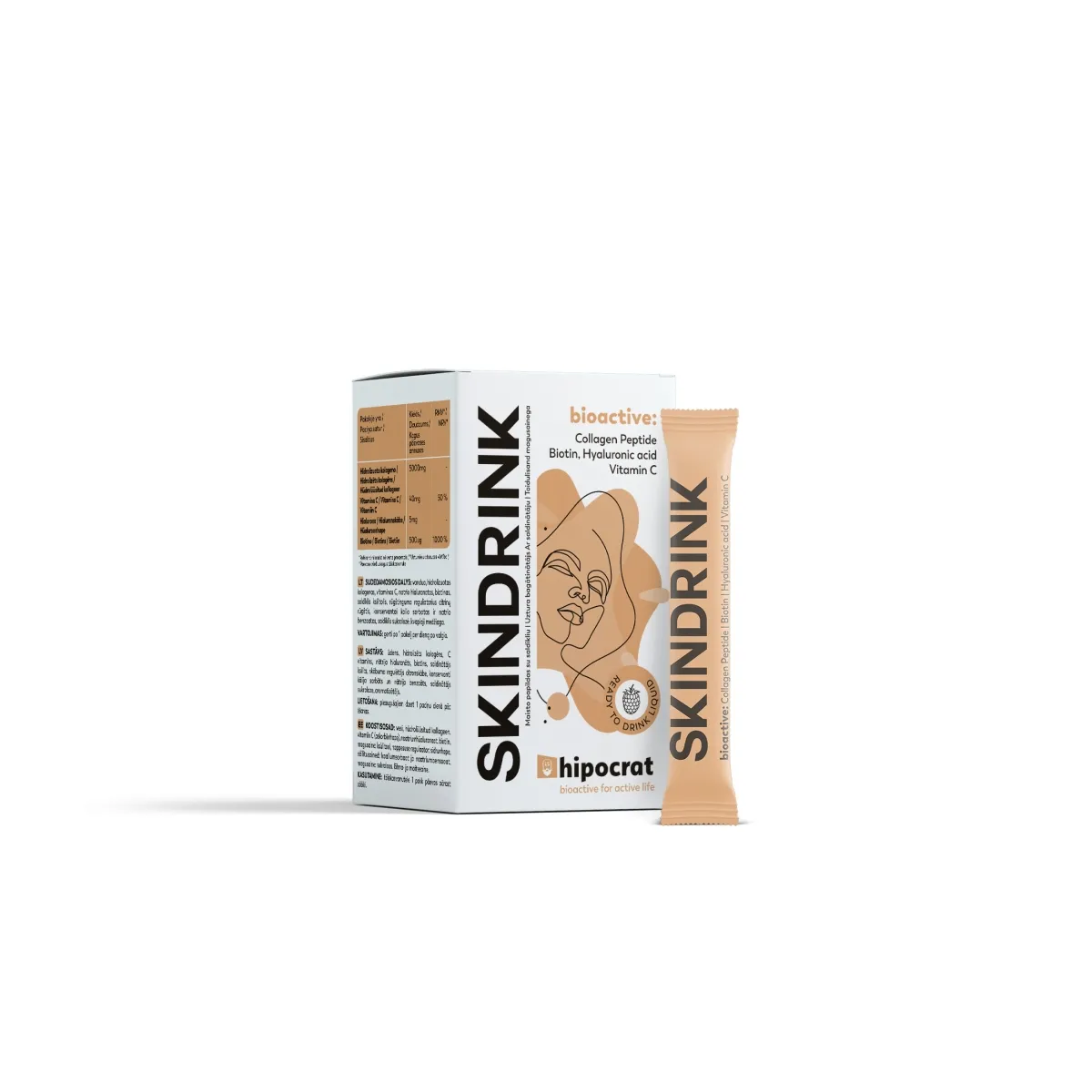 Hipocrat SKINDRINK gelis, N14 - 