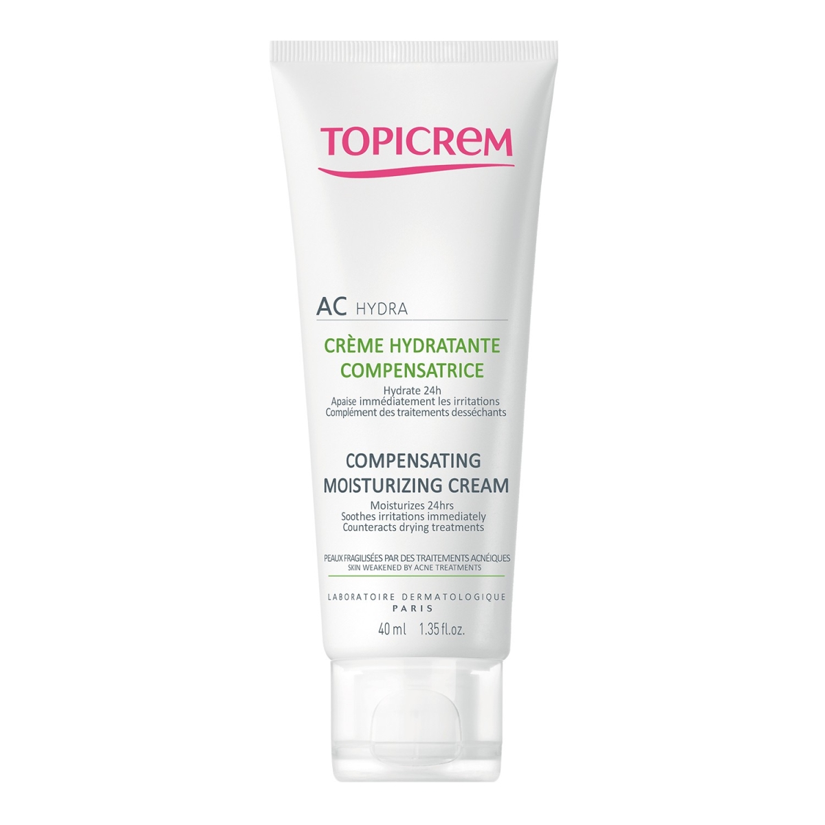 TOPICREM drėkinamasis kompensuojamasis kremas AC COMPENSATING, 40ml - 
