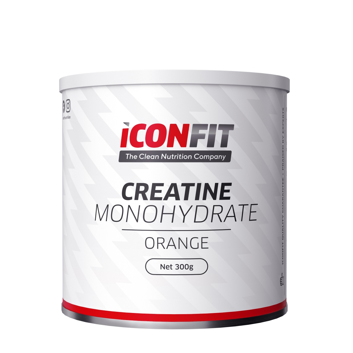 ICONFIT Mikronizuotas Kreatino Monohidratas - Apelsinų skonio - 
