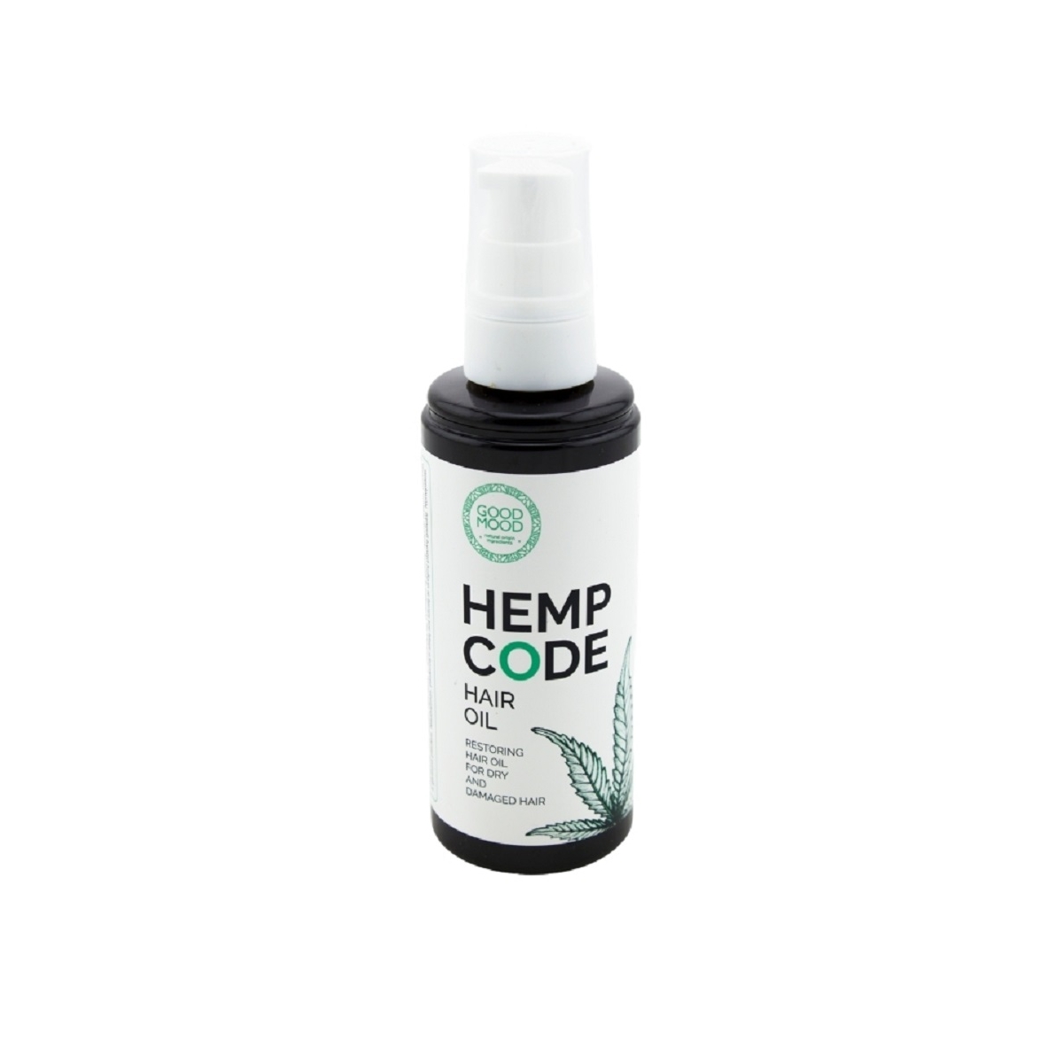 GOOD MOOD kanapių aliejus sausiems plaukams HEMP CODE, 100ml - 
