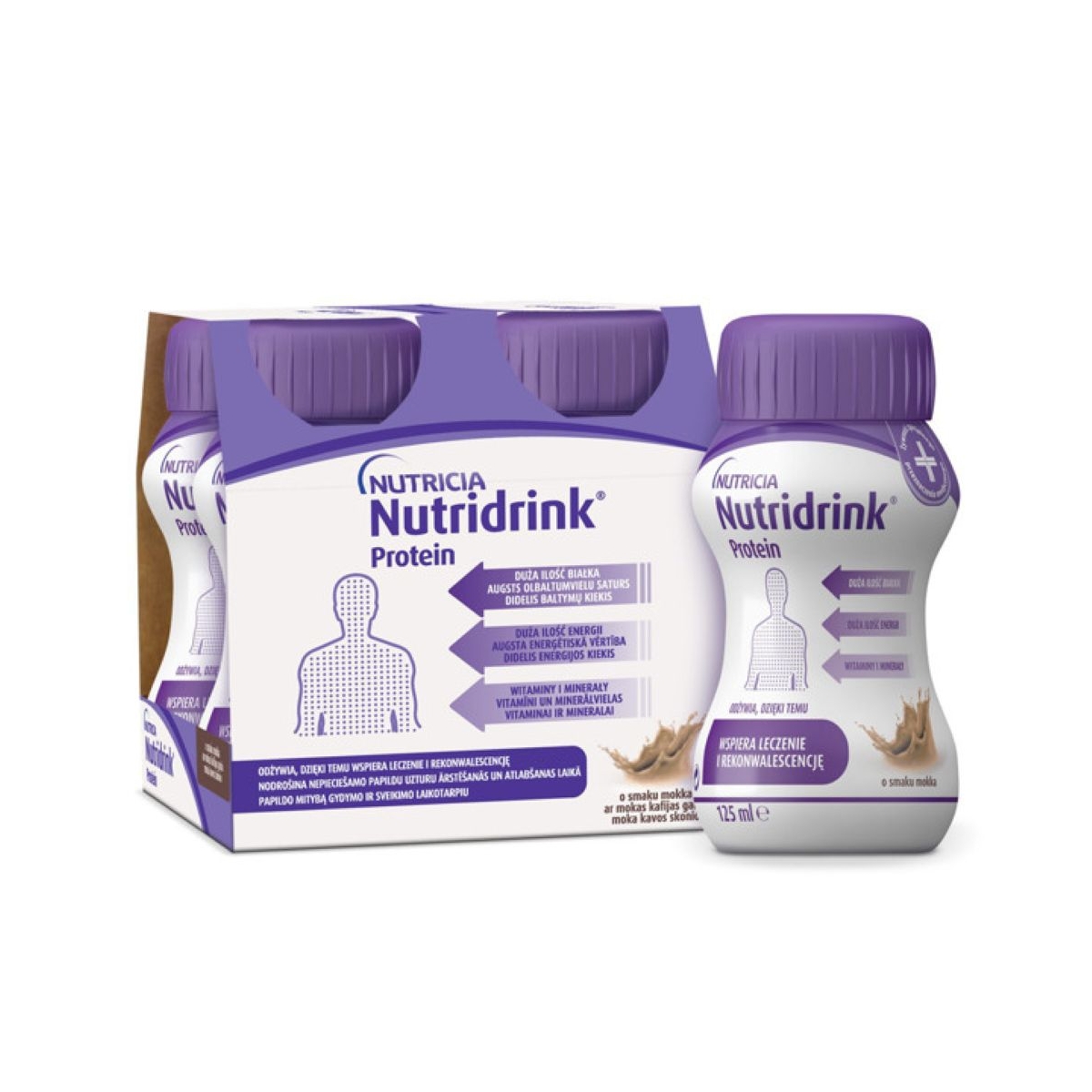 NUTRIDRINK PROTEIN mocha skonio, 125ml N4 - 