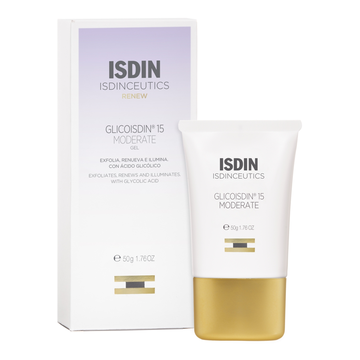 ISDINCEUTICS Glicoisdin®15 šveičiam.glikolio rūgšties veido gelis 50ml - 
