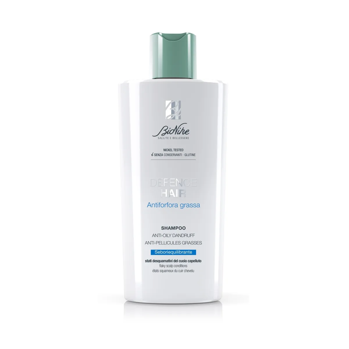 BIONIKE plaukų šampūnas nuo riebių pleiskanų DEFENCEE HAIR, 200ml - 