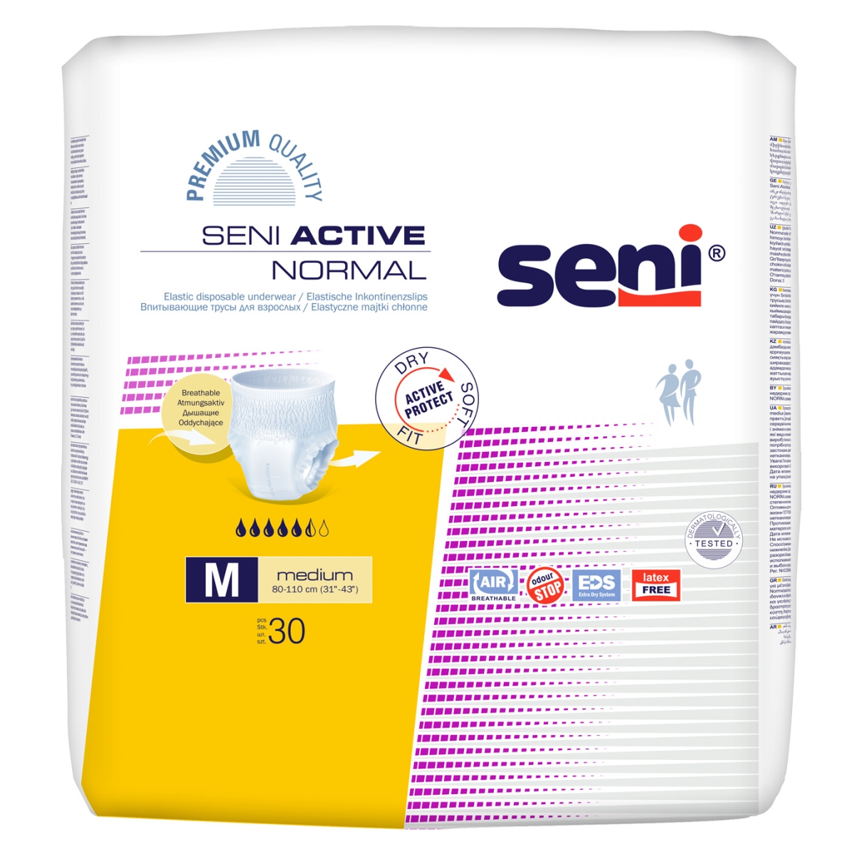 SENI Active Normal M (premium) sausk.-keln. N30 - 