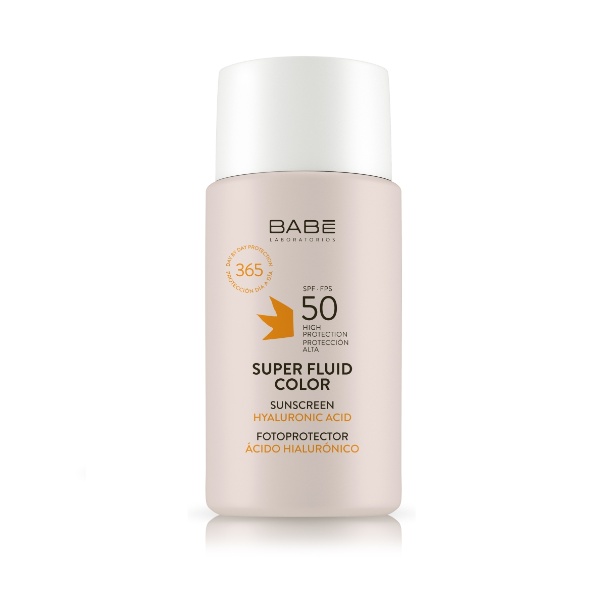 BABE apsauginė emulsija veidui, su spalva SUPER FLUID SPF50, 50ml - 