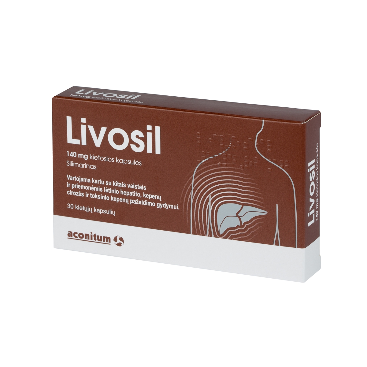 Livosil 140mg caps. N30 - 