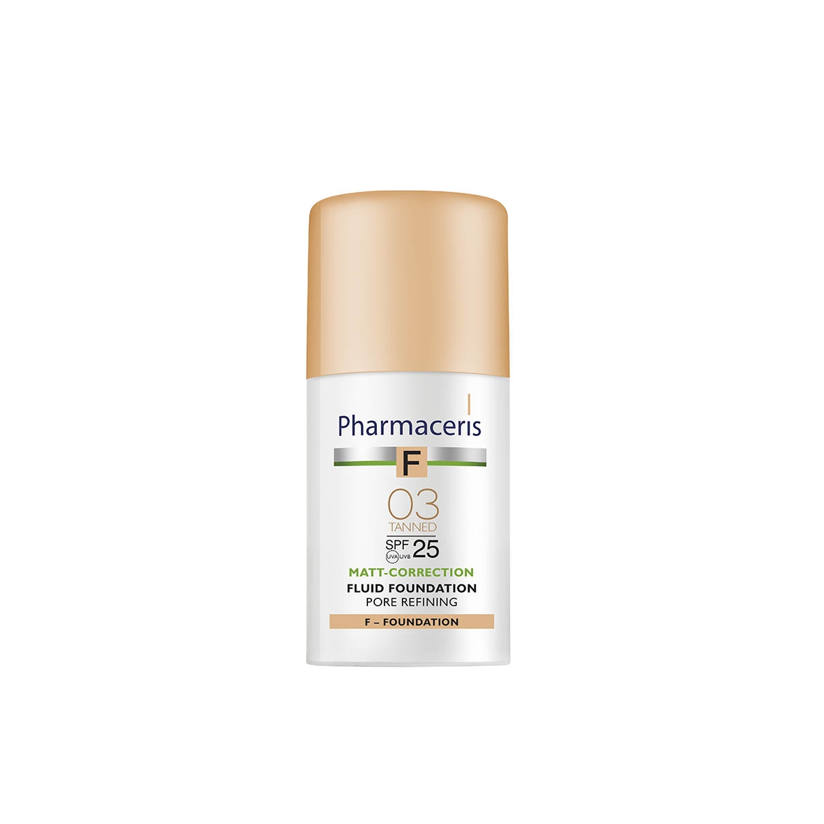 PHARMACERIS F matinė pudra MATTIFYING SPF25, Nr.3, 30ml - 