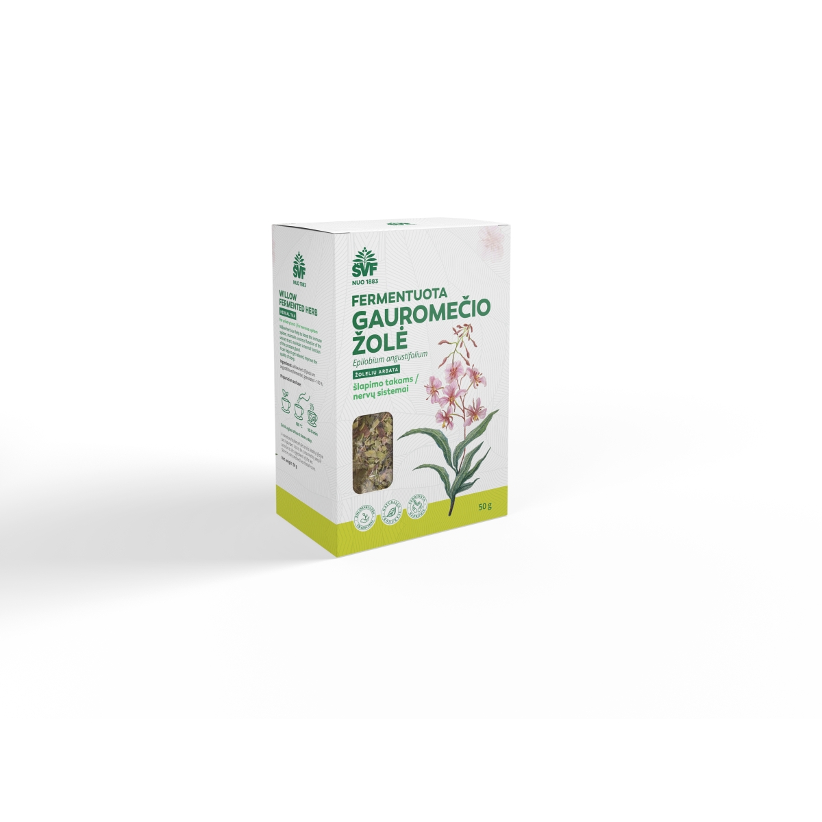 ŠVF žolelių arbata GAUROMEČIO FERMENTUOTA ŽOLĖ, 50g - 