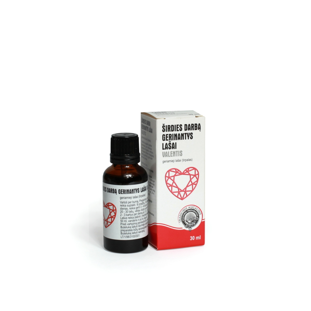 Širdies darbą gerinantys lašai 30ml N1 - 