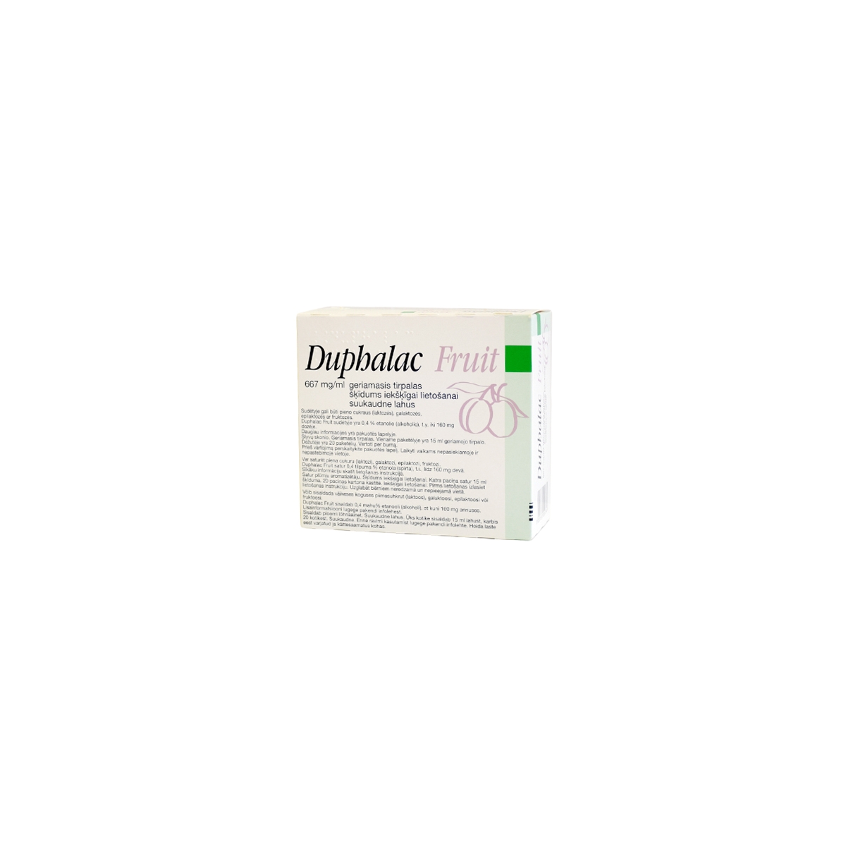 Duphalac Fruit 667mg/ml geriamasis tirpalas 15ml N20 - 