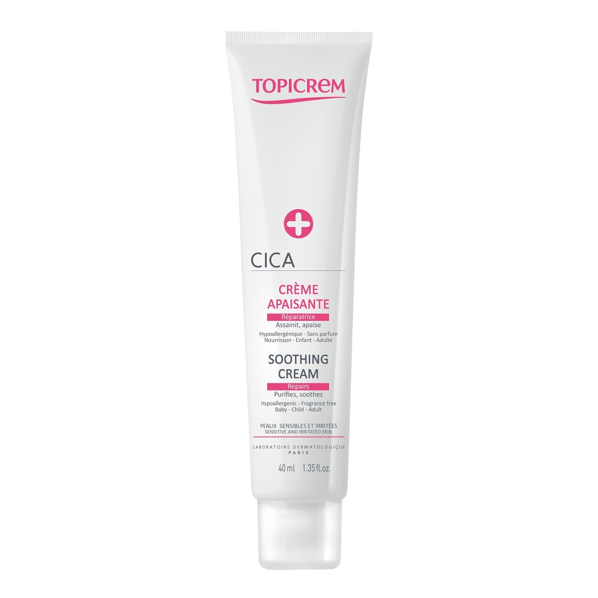 TOPICREM raminamasis atkuriamasis kremas CICA, 40ml - 