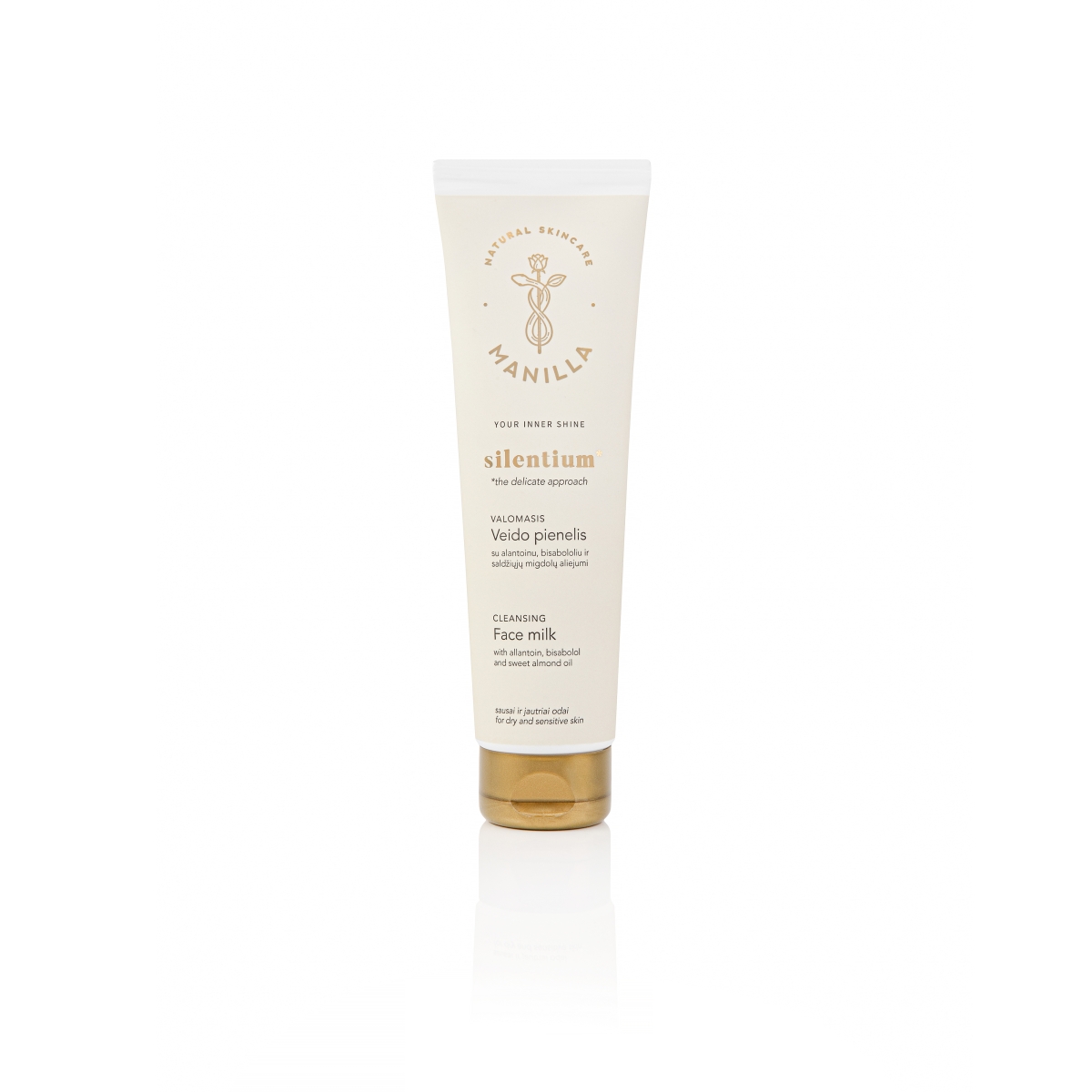MANILLA valomasis veido pienelis SILENTIUM, 150ml - 