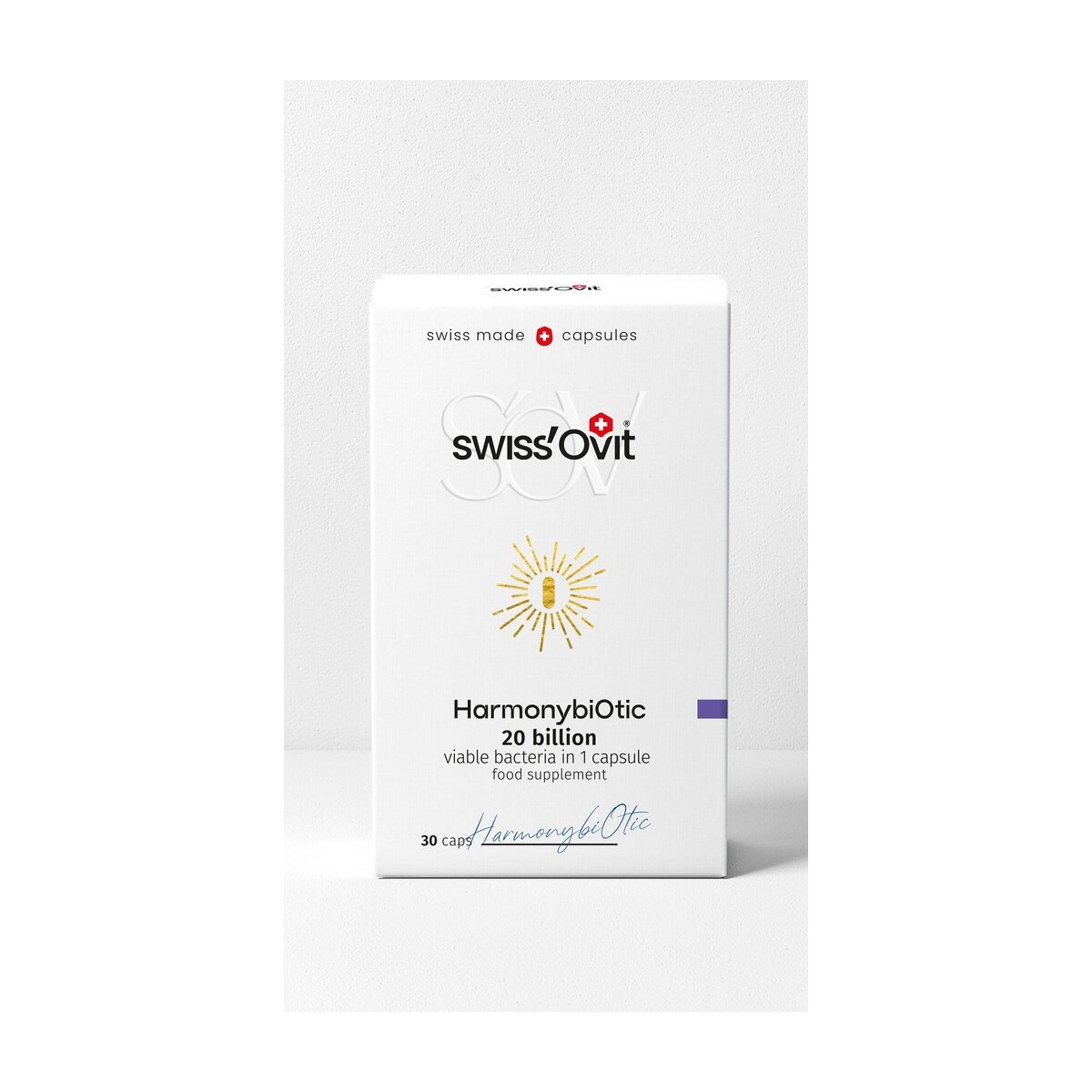 Maisto papildas Swissovit Harmonybiotic probiotikai, 30 kaps. - 