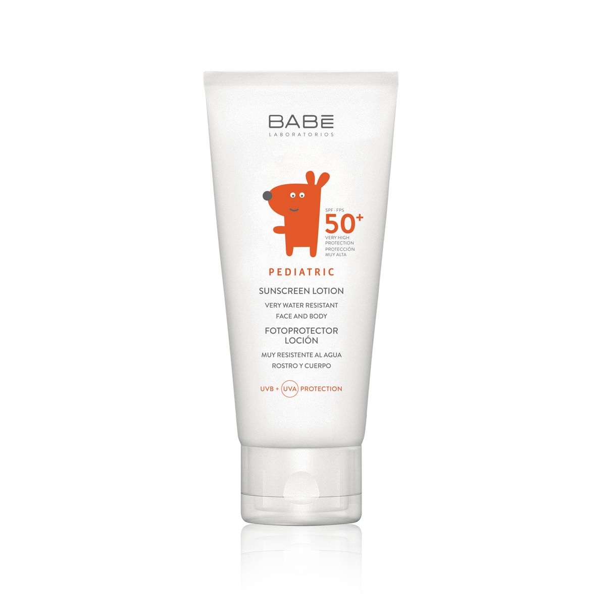 BABE apsauginis losjonas nuo saulės vaikams  PEDIATRIC SPF50+, 100ml - 