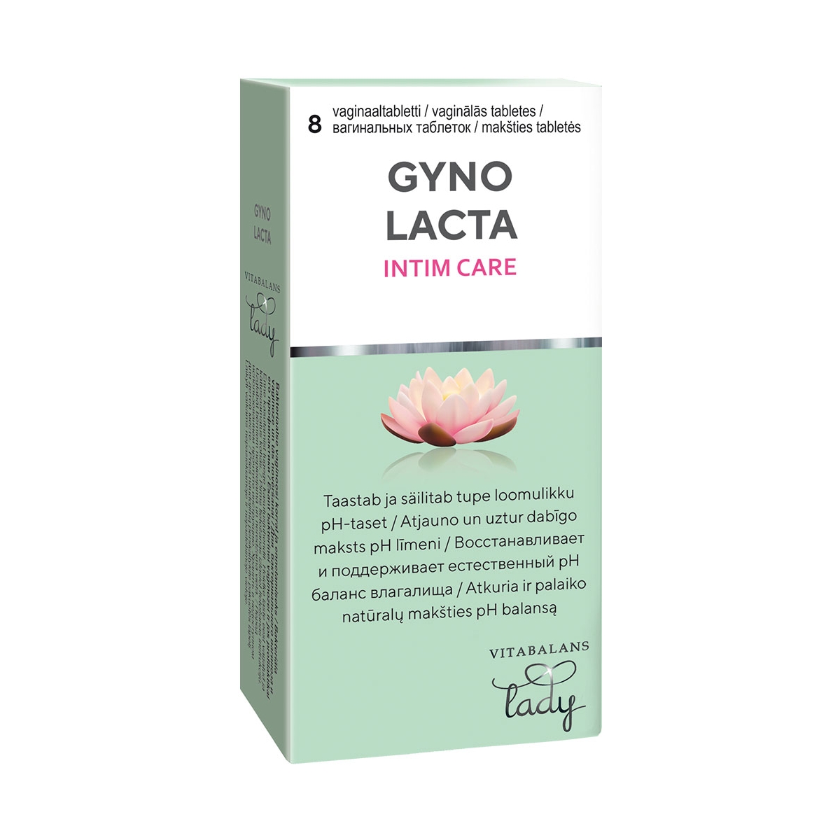 VITABALANS vaginalinės tabletės GYNOLACT, N8 - 