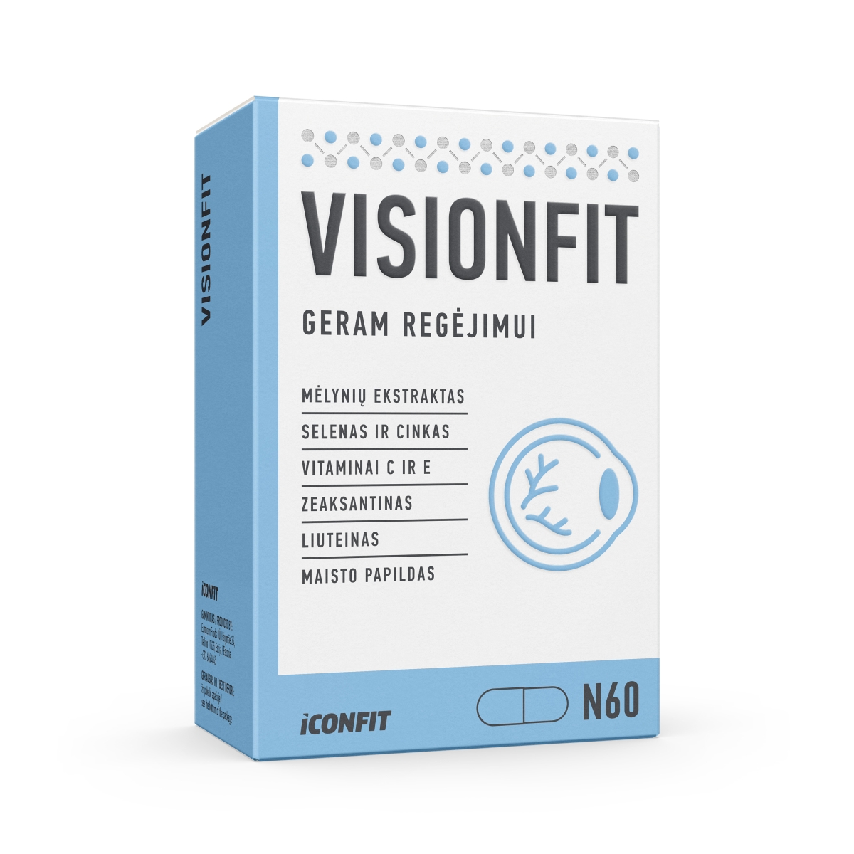 ICONFIT Visionfit geram regėjimui, N60 - 