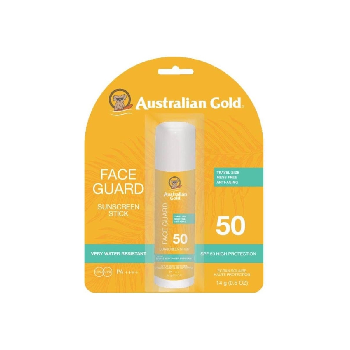 Australian Gold apsaugos nuo saulės veido pieštukas Face Guard SPF50 - 