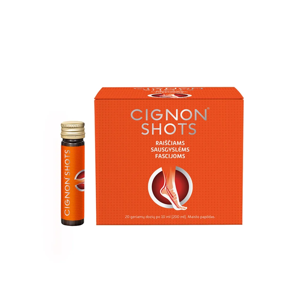 CIGNON SHOTS, N20 geriamų dozių x 10ml - 
