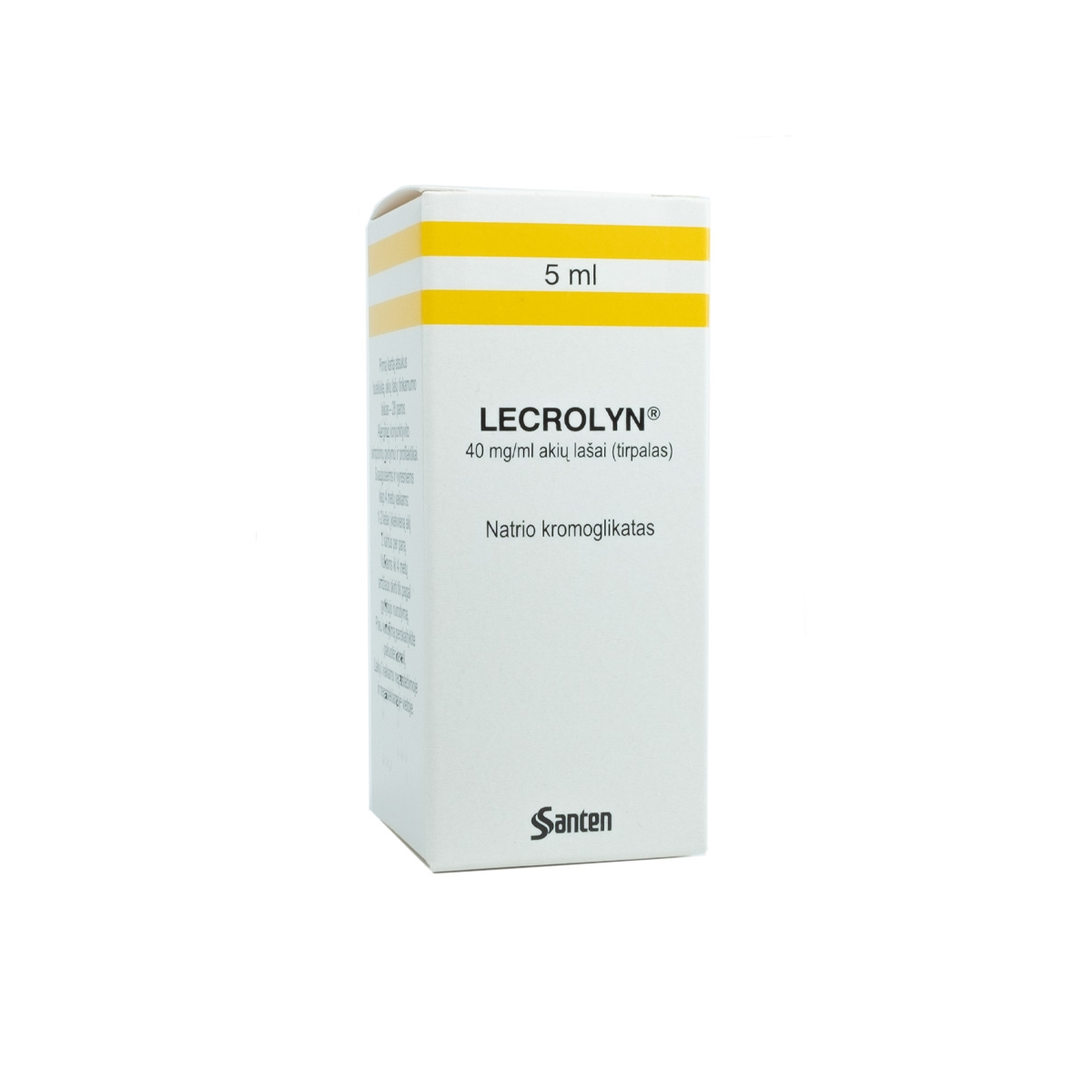 Lecrolyn 40mg/ml akių lašai 5ml N1 - 