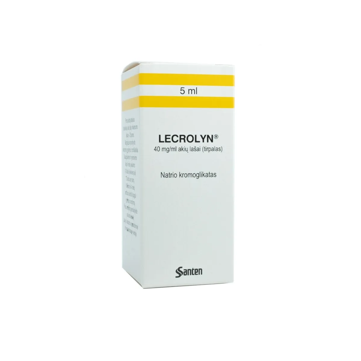 Lecrolyn 40mg/ml akių lašai 5ml N1 - 