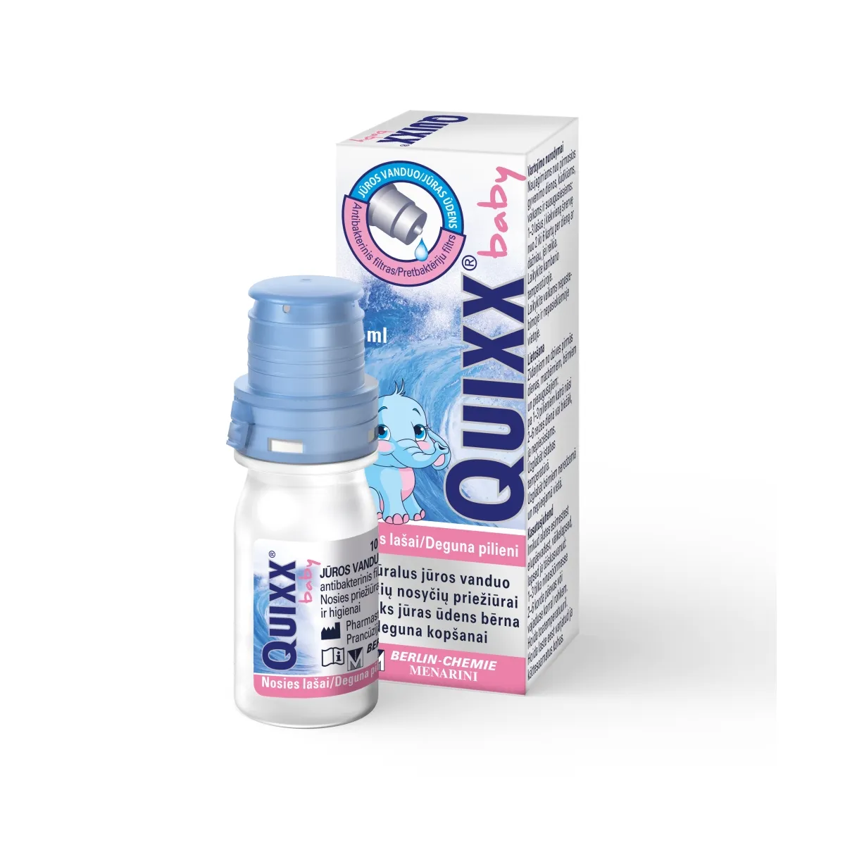 QUIXX® nosies lašai BABY, 10ml - 